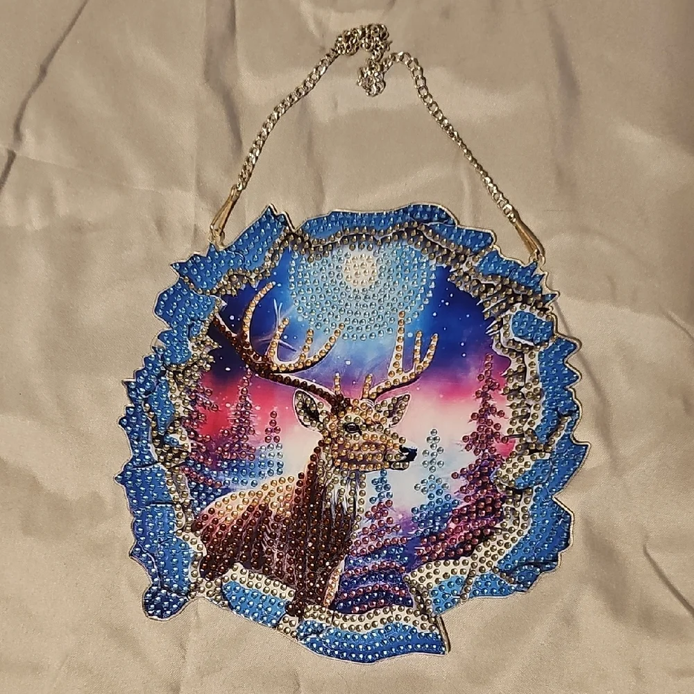 Deer Rhinestone Wall Hanging Sun Catcher